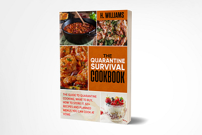 The Quarantine Survival CookBook adobe photoshop book book cover book cover design cookbook ebook ebook cover ebooks fiverr fiverr.com fiverrgigs graphicdesign illustration kindle kindle cover quarantine