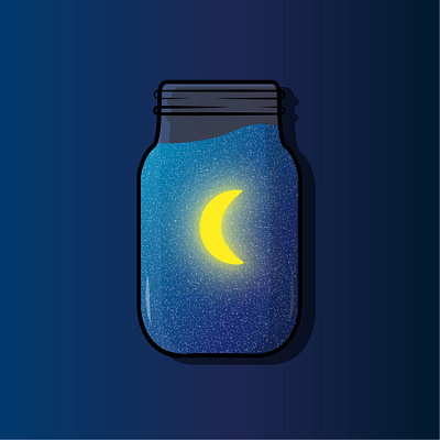 Moon Jar adobe illustrator art design graphic illustration illustrator moon vector vector art