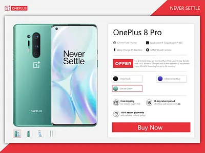 E-Commerce Shop (One Plus) adobe xd adobexd challenge dailyui design ecommerce flagship madewithadobexd oneplus product design shop shopper ui uiuxdesign ux