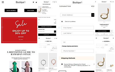 Fashion E Commerce App app branding design illustration logo minimal typography ui vector web website