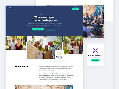 Landing Page badge dark design desktop landing page ux web