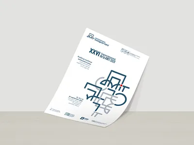 XXVI Congreso AMIT branding poster vector