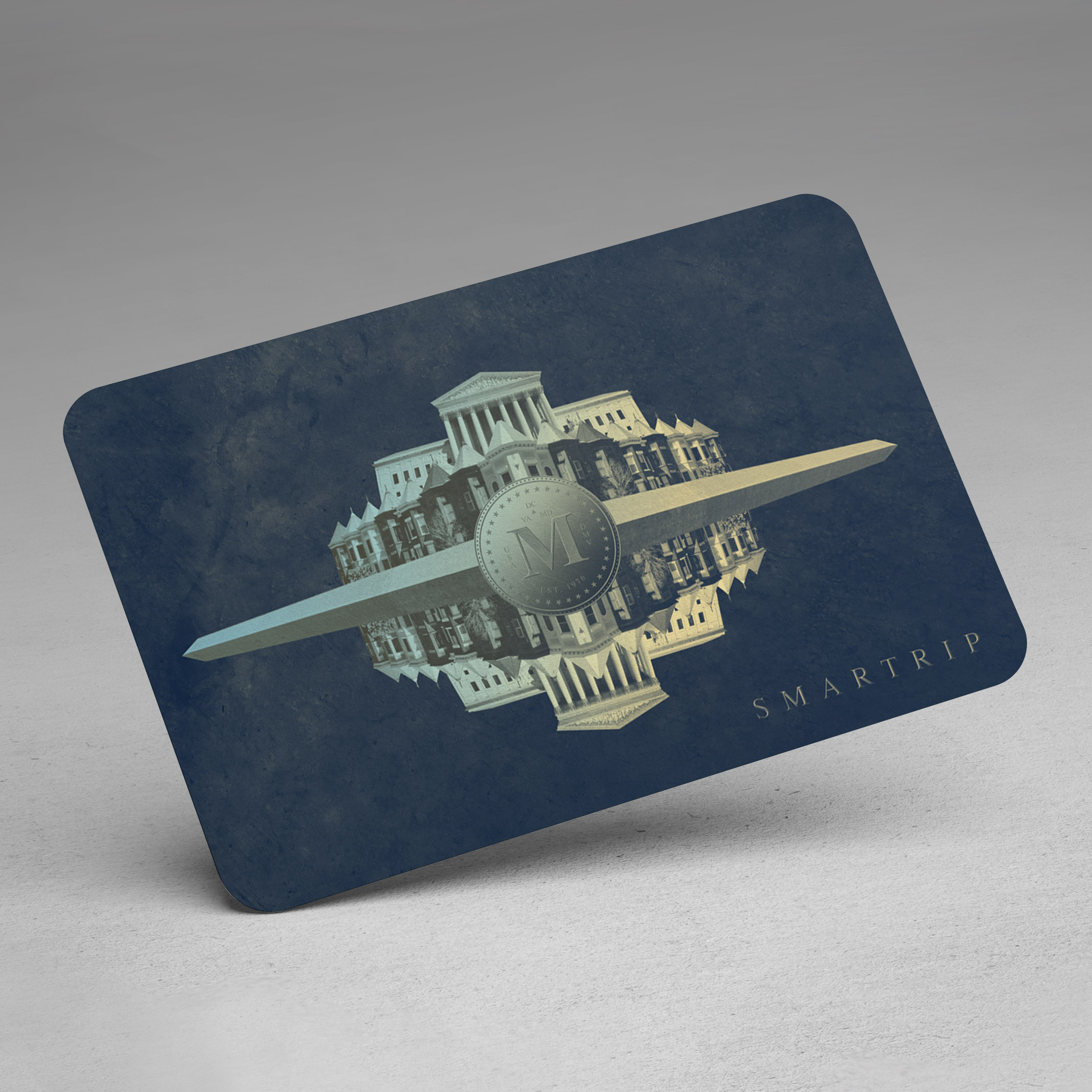 Redesign of Washington DC Metro Card art branding design icon illustration illustrator logo print typography vector