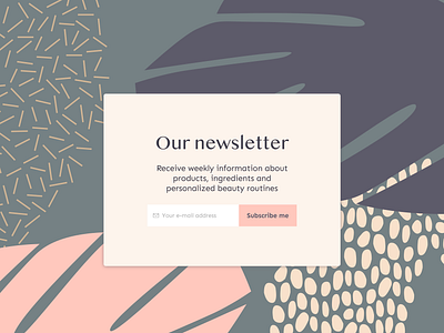 Daily UI 026 - Subscribe daily ui challenge dailyui dailyui 026 newsletter subscribe subscription box ui ui design user interface design
