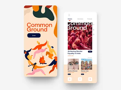 Common ground adobe xd adobexd application articles design read responsive shots ui uidesign uiux user experience user experience design ux