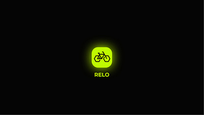 RELO app design bike bycicle mobile design rent ui ux