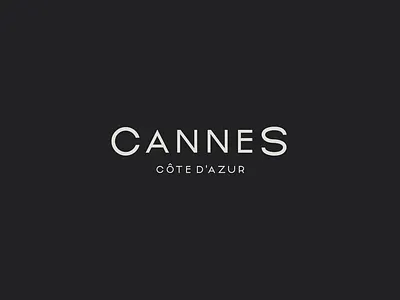 Cannes Côte d'Azur - Logotype branding identity logo logomark logotype typography