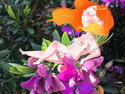 hello sunshine character curvy digital illustration digitalart flower illustration illustrator ipadpro photography procreate procreate art tattoo