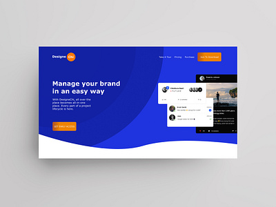 Landing Page Website Design branding design designer minimal professional proffesional ui ux design webdesign website