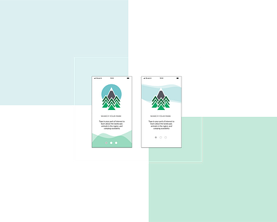 Mobile - National Park App Landing Page app design daily 100 challenge dailyui design figma landing page logo national park nature art ui