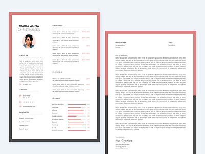 Free Sketch Resume Template + Cover Letter curriculum vitae cv cv template design free free cv template free resume template freebie freebies resume sketch resume