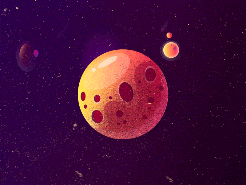 planet after effects animation design dribbble first shot motion design motiondesignschool shape