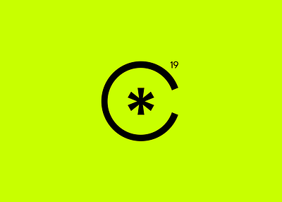 C*19 2019 brand branding c circle covid creative emblem identify illustration inspire letter logo logotype mark mase maserekt monogram symbol typography