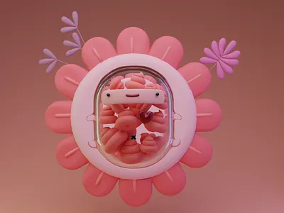 Full of shit 3d art 3d artist animation art direction artist composing concept art illustration