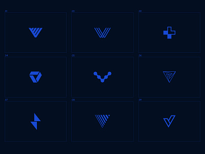 Voltek Icons brand brand design branding design icon information it logo logo design logo icon symbol tech technology v letter