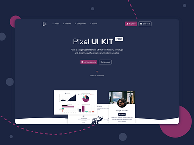 Pixel Pro - Premium Bootstrap UI Kit accessibility accessible bootstrap bootstrap 4 bootstrap template bootstrap theme design system themesberg ui kit ui kits