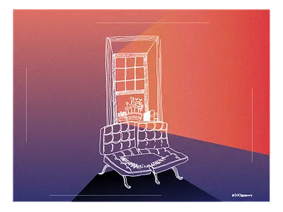 Hand illustration edited in Photoshop hand drawn illustration vector