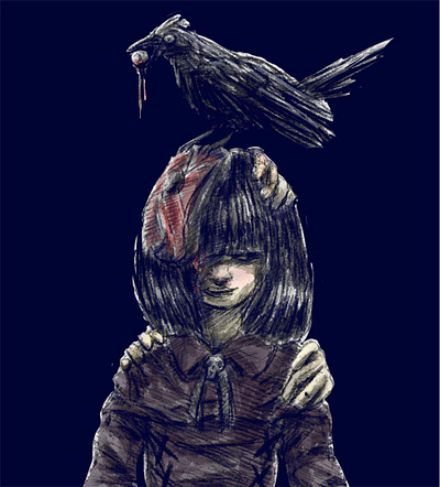 MZ09ART tribute animation art digital drawing illustration pen and ink pencil art sketch