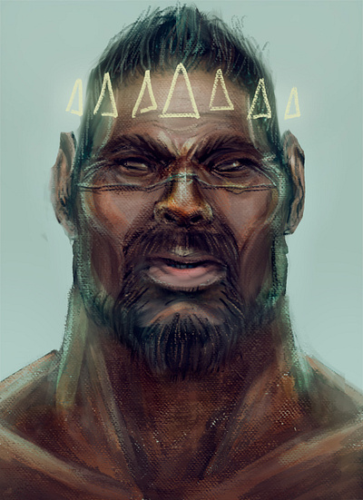 Rafa Sarmento tribute animation art black digital draw drawing illustration man painted portrait profile