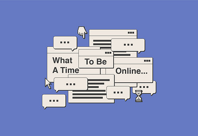 What a Time to Be Online apparel design helen oldham illustration illustrator screenprint t shirt design web