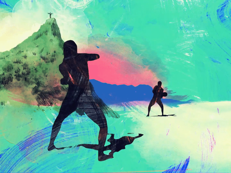 Frescoball promo video 2d animation animation 2d design frescoball frescobol illustration motion graphic promo rotoscoping