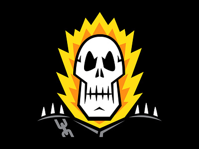 Ghost Rider design ghost rider illustration marvel skulls