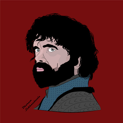 Tyrion Lannister - Illustration 2d graphics comic design digital art digital design gameofthrones graphic design illusration lannister tyrion tyrion lannister