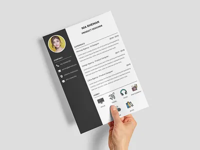 Free Product Designer CV Template design doc free resume template freebie freebies resume
