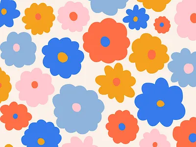 Flower pattern art artwork design digital flower illustration flower pattern flowers flowers illustration illustration pattern