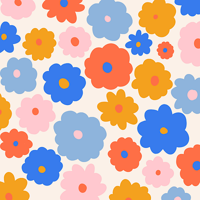 Flower pattern art artwork design digital flower illustration flower pattern flowers flowers illustration illustration pattern