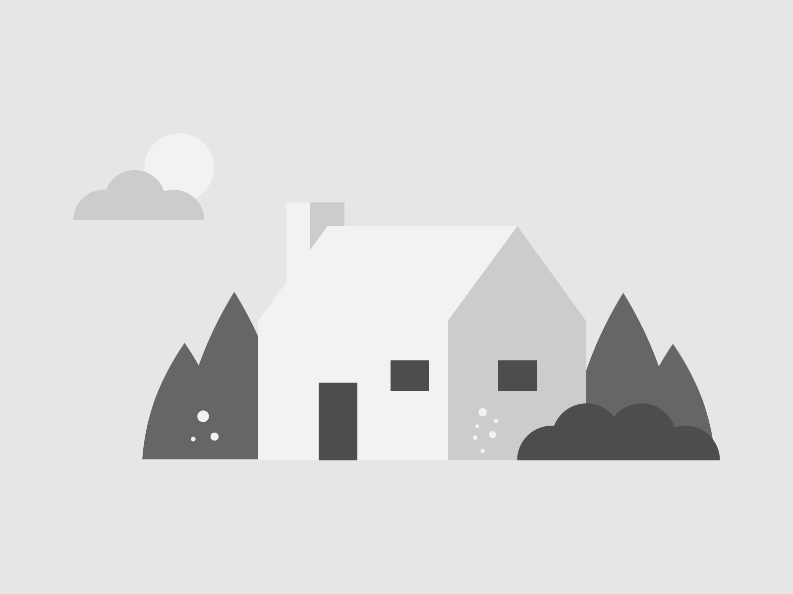 House animated day design gif house motion night photoshop timeline