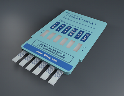 3d model of a drug testing kit 3d 3d mesh illustration