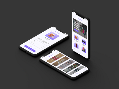 Neumorphic Ecommerce app app design illustration minimal ui ux