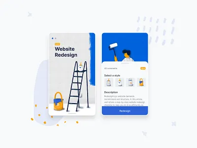 Redesign Companion App app design icon illustraion interaction design mobile app design product design redesign ui ux webdesign websites