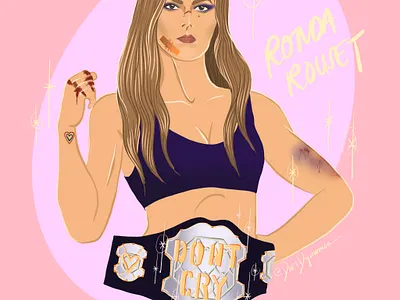 Don't Cry badass ronda rousey ufc women women empowerment womens day womens history month wrestling wwe