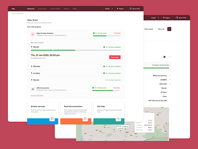 INQ | Enterprise Network Management Platform cards dashboard ui dropdown inq interface matters lists map navigation popup product design sketch sketchapp syncom ui ux uxdesign