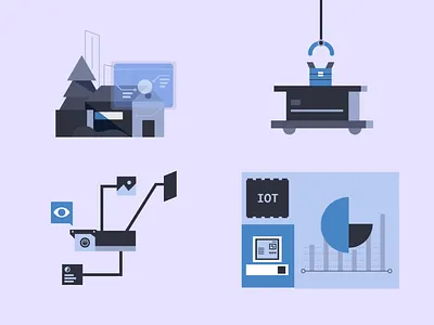 iot illustrations illustration ui vector