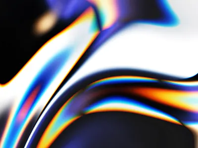 Holographic experiment 1 abstract art colors gradient texture