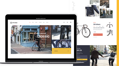 City Cycles design ecommerce minimal ui ui design ux web web design website