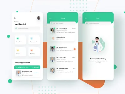 Medica - Health Care UI Kit app appointment chat consultation design doctor exploration health healthcare hospital illustration medical medicine minimalist mobile sketch ui ui kit