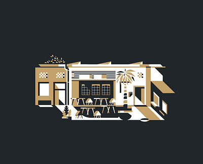 TheOffice Luxembourg composition creative studio design flatdesign illustration vector