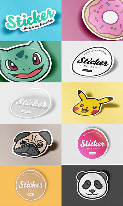 Free Sticker Mockup PSD free psd free sticker mockups free stickers mockups stcikers sticker mockups