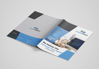 I will create an amazing company profile design branding brochure company profile flyer