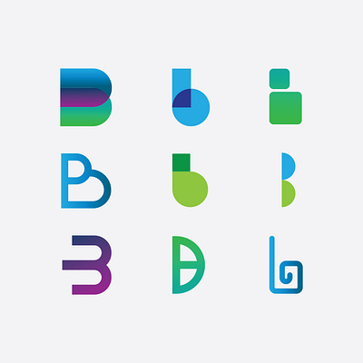 Letter B Logos brand branding color theory creative creative design creativelogo design graphicdesign letter b letter b logo lettermarkexploration lettermarklogo logo logo design logo designer logodesign logos logotype minimalist vector