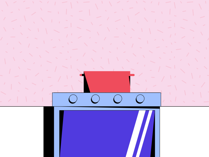 Is there any Corona in Our foods? aftereffects animation character characterdesign coronavirus food illustration illustrator kitchen loop loops morph motion graphics path pot rigging texture