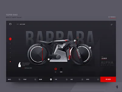 E-commerce Website Design for Barbara 17seven bike brand clean ecommerce app ecommerce website design graphic design ios app design iphone app design mobile mobile app design mobile app ui design mobile app ui ux design online commerce ui design user interface design ux design