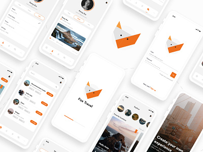 Fox Travel app app concept appdesign concept design minimal minimalism minimalist travel travel app ui ux ux ui