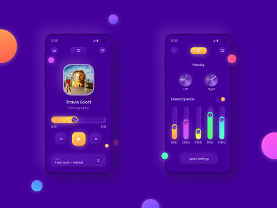 Daily Ui #09 — Music player android app daily ui ios app music app neomorphism player ui vst