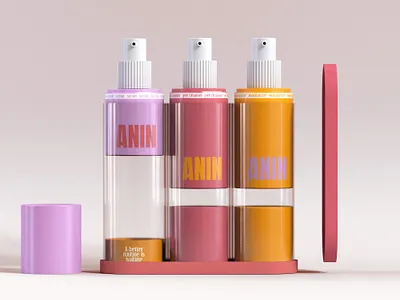 Anin Skincare Branding, Product Design and Packaging beauty brand identity branding branding design cinema4d design graphic design industrial design label minimal modern packaging photography product design
