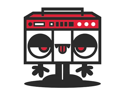 Sleep Music bold boombox branding character character art characterdesign chillhop cute illustration illustrator kawaii music radio sleep sleepy vampire vector